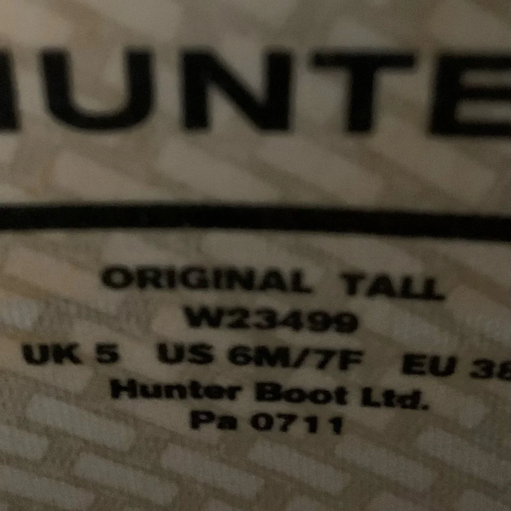 Hunter Wellington Tall Rain Boots  Green SZ 6-7